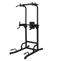 Power Tower Dip Station Pull Up Bar Exercise Tower for Home Gym Strength Training Workout Equipment