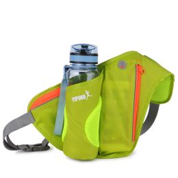 Sports Waist Bag Outdoor Cycling Mountaineering Bag Water Bottle Bag Belt Bag - Green