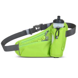 Outdoor Sports Waist Bag Multifunctional Water Bottle Bag Mobile Phone Bag - Green