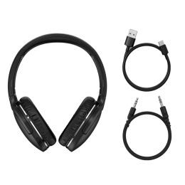 D02 Pro Wireless Headphones Bluetooth Earphone 5.0 Foldable Headset Sport Headphone Gaming Phone Fone Bluetooth Earbuds - Black - China