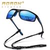 Sports Sunglasses Polarized Photochromic Night Vision Sunglasses - Black frame discoloration