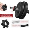 Adjustable Dumbbell Set for Home and Gym Exercise, Black, - 66